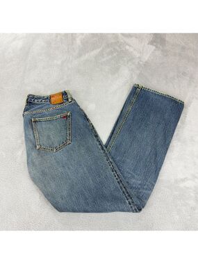 Kato Men's Size 31 W x 30 L Red Selvedge Denim Jeans 100% Cotton Made in Japan